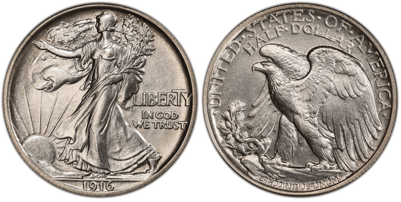 1916 Proof Half Dollar Pattern - J-1992