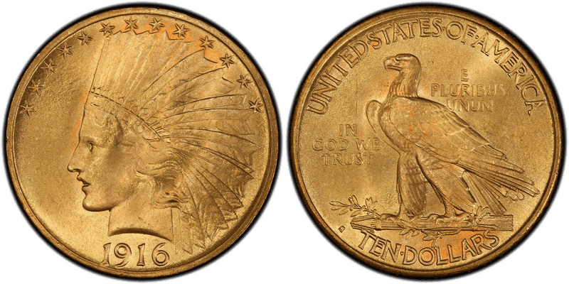 1916 Indian Head Eagle