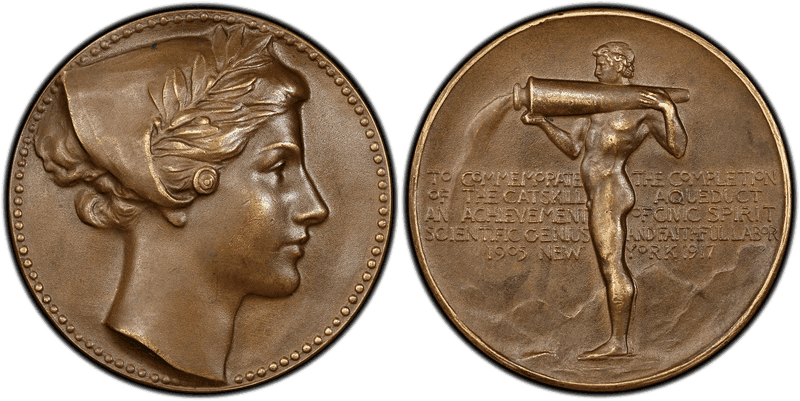 1917 So-Called Dollar HK-667, Catskill Aqueduct