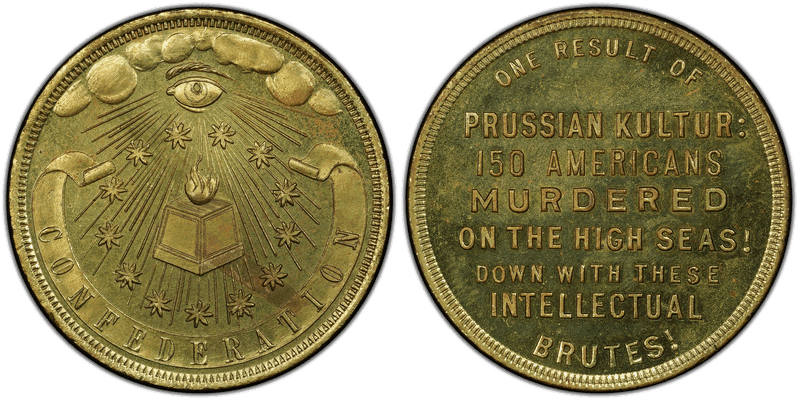 1917 HK-877a, T. Elder-WWI Issue Dollar