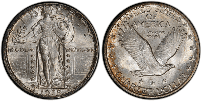 1918 Standing Liberty Quarter