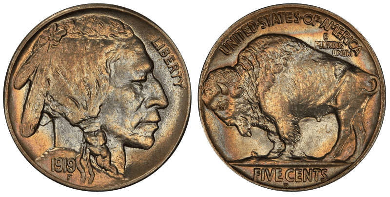 1919 Buffalo Nickel