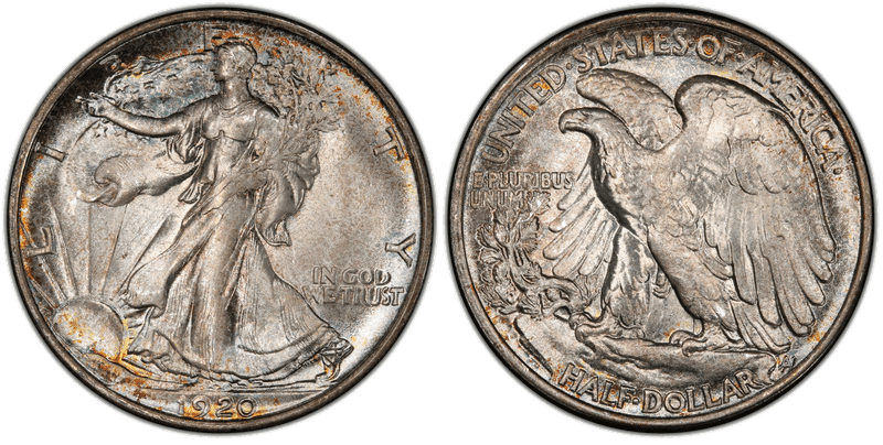 1920 Walking Liberty Half Dollar