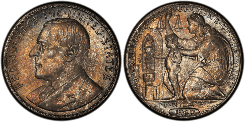 1920 Manila Mint Opening Medal - Silver