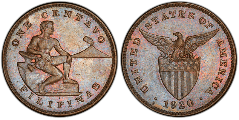1920 Philippine Centavo