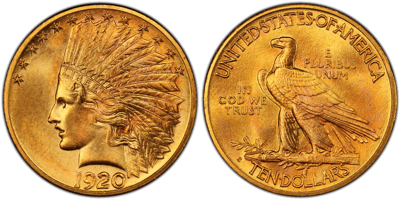 1920 Indian Head Eagle