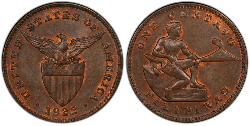 1922 Philippine Centavo