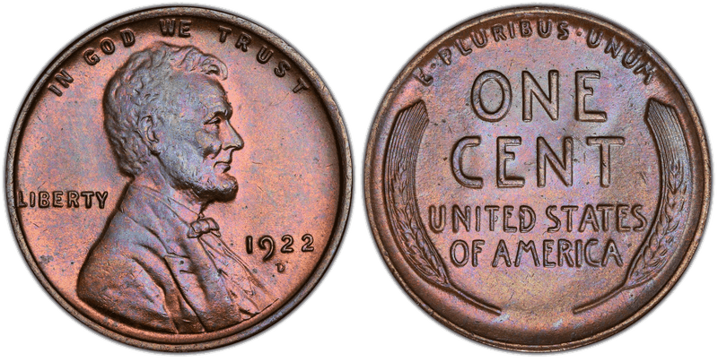 1922 Lincoln Wheat Cent