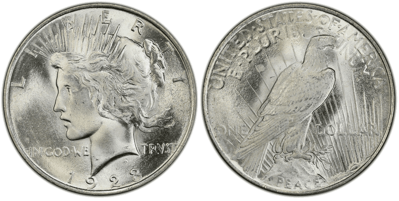 1923 Peace Dollar