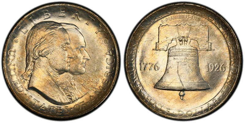 1926 Sesquicentennial of American Independence Commemorative Half Dollar