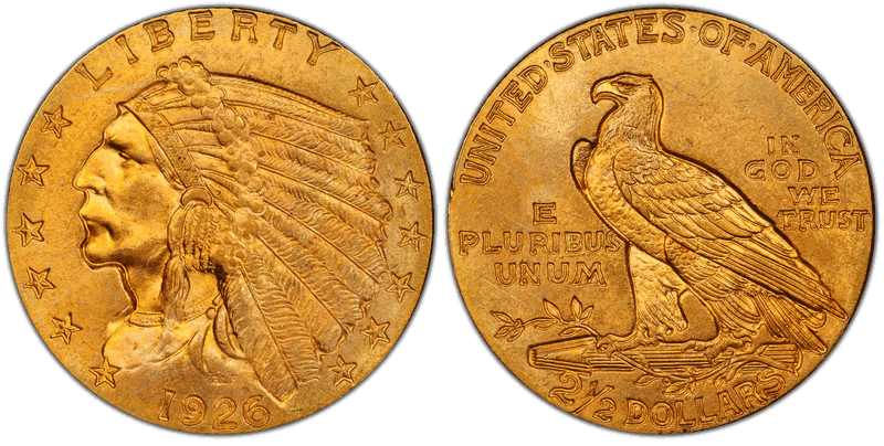 1926 Indian Head Quarter Eagle