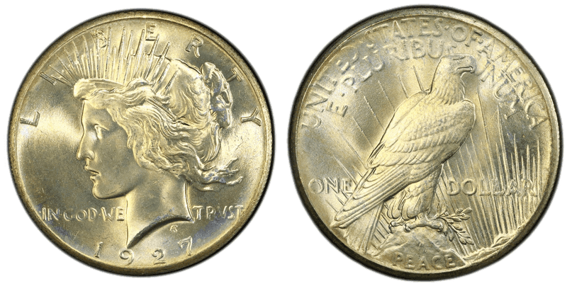 1927 Peace Dollar