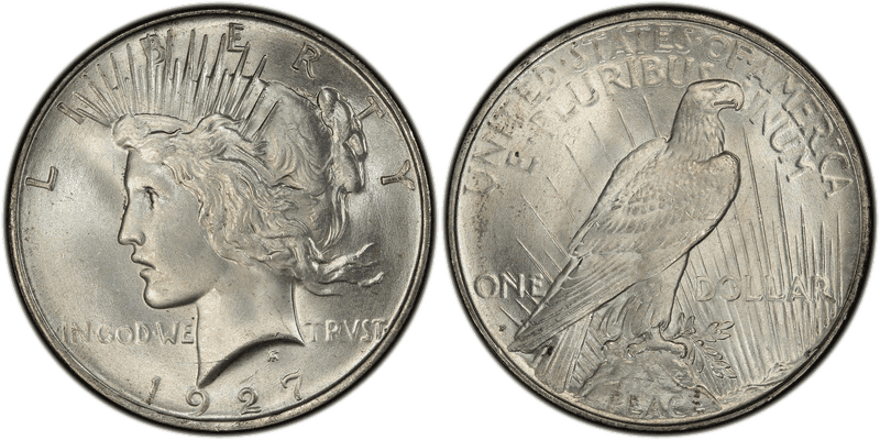 1927 Peace Dollar