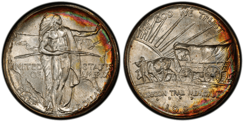 1928 Oregon Trail Memorial Commemorative Half Dollar