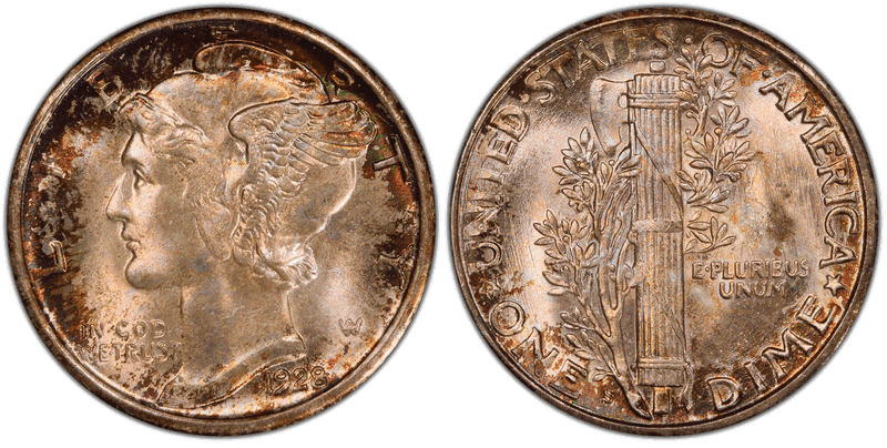 1928 (S) Mercury Dime