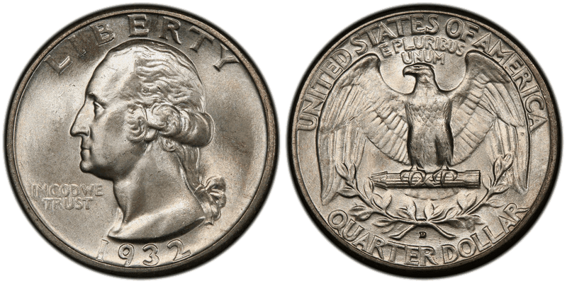 Washington Silver Quarters 1932-1964