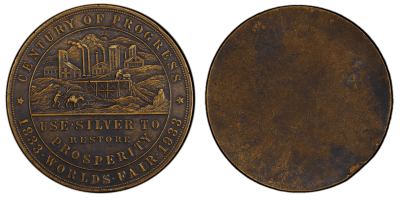 1933 Medal Die Trial