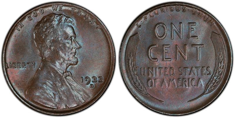 1933 Lincoln Wheat Cent