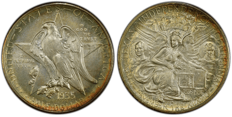 1935 (S) Texas Half Dollar