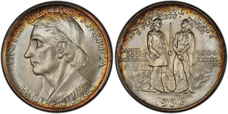 1936 Boone Half Dollar