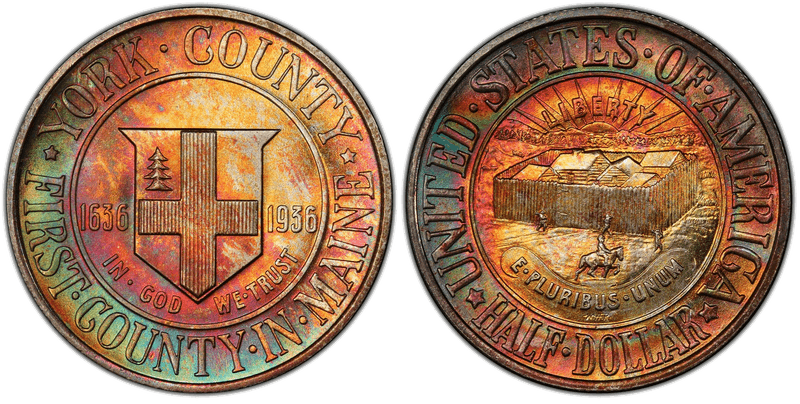 1936 York Half Dollar