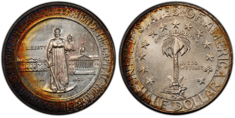 1936 (S) Columbia Half Dollar