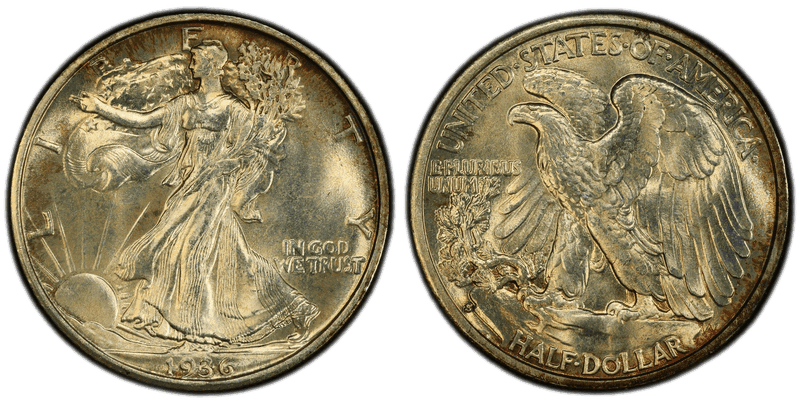 1936 (S) Walking Liberty Half Dollar
