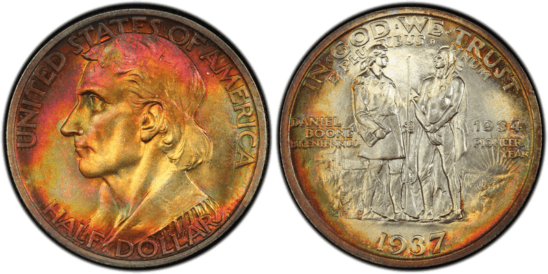 1937 Boone Half Dollar