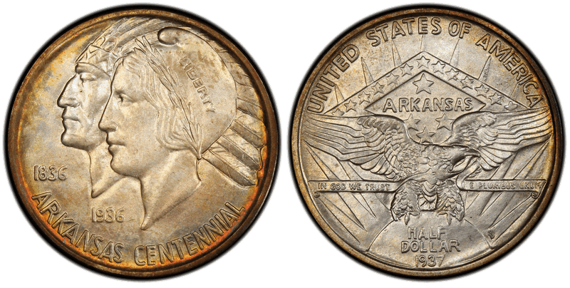 1937 (D) Arkansas Half Dollar