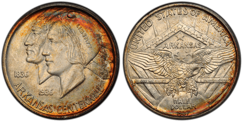1937 (S) Arkansas Half Dollar
