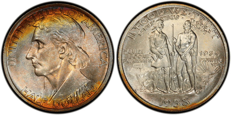 1938 Boone Half Dollar