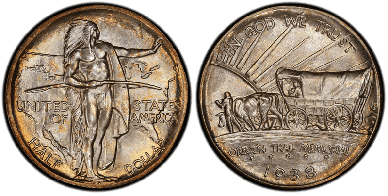 1938 Oregon Half Dollar