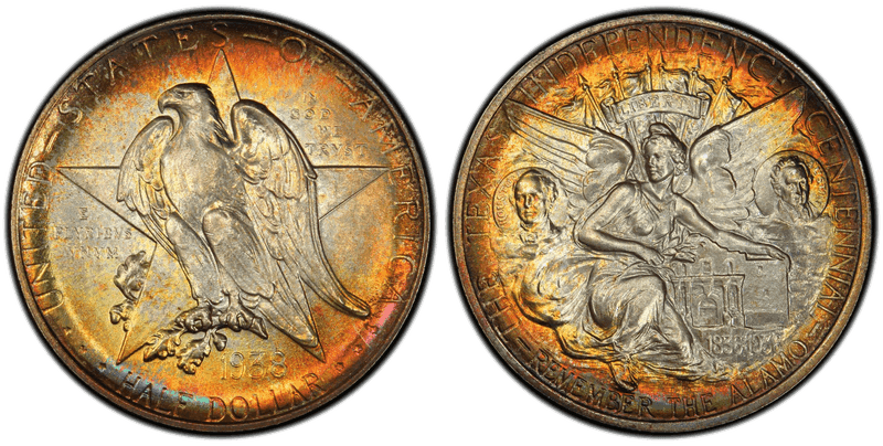 1938 Texas Half Dollar