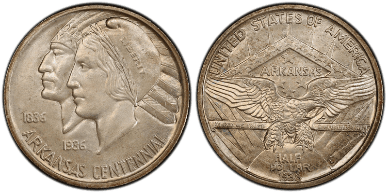 1938 (S) Arkansas Half Dollar
