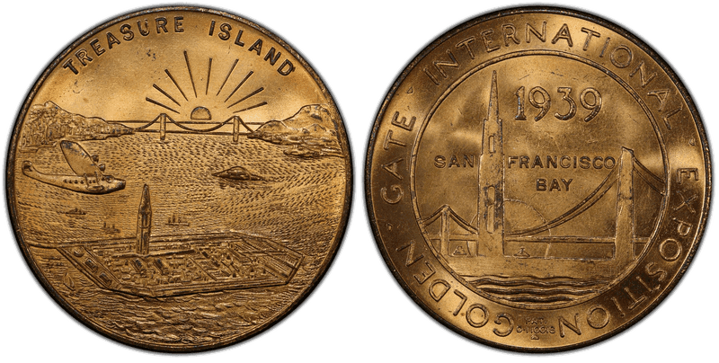 1939 HK-481, Bronze Golden Gate Expo Dollar