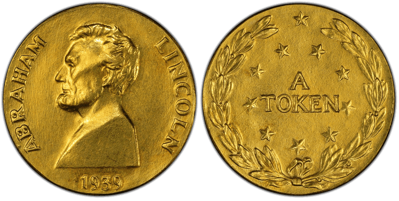 1939 Proof HK-493, Matte NY WF Lincoln Dollar