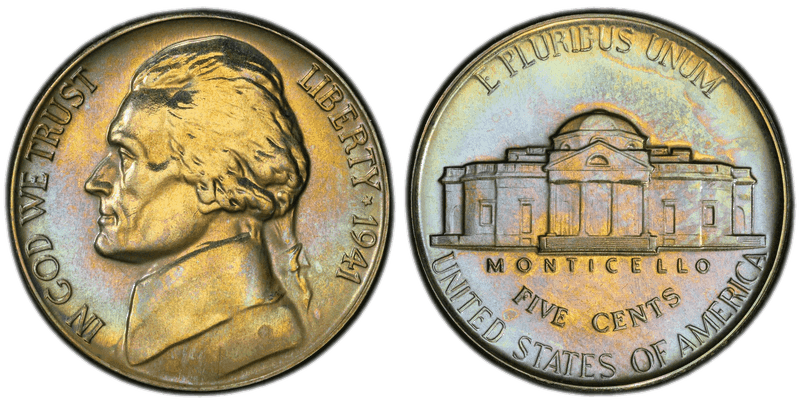 1941 Proof Jefferson Nickel
