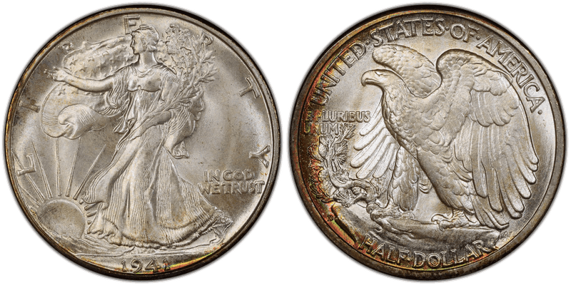 1941 Walking Liberty Half Dollar