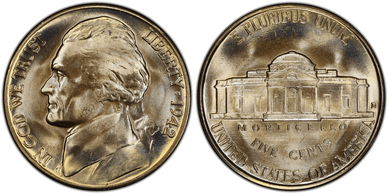1942 (D) Jefferson Nickel