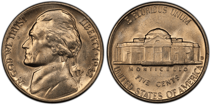 1942 Jefferson Nickel
