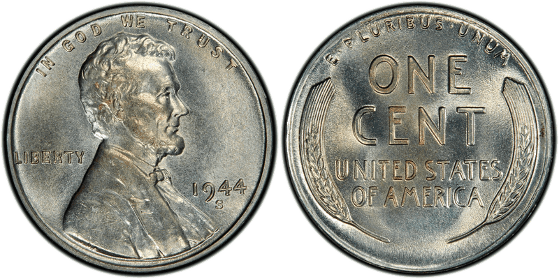 1944 (S) Lincoln Wheat Cent - Steel