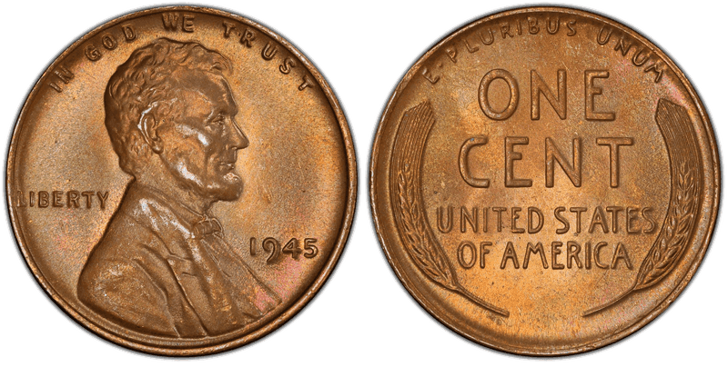 1945 Lincoln Wheat Cent