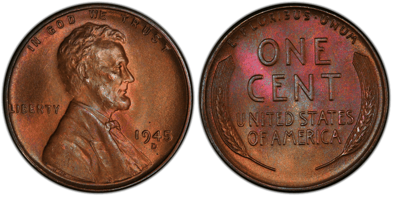 1945 Lincoln Wheat Cent