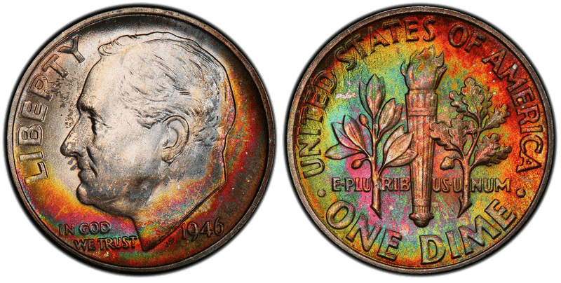 1946 Roosevelt Dime