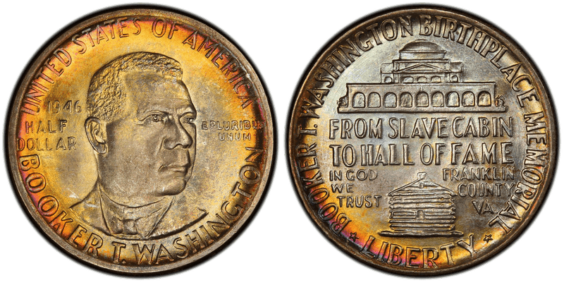 1946 Booker T. Washington Half Dollar