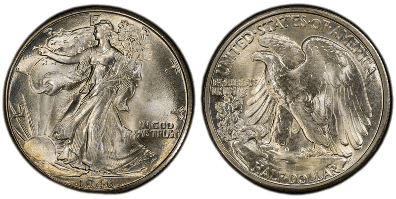 1946 Walking Liberty Half Dollar