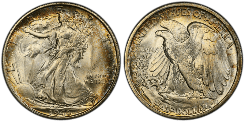 1946 (S) Walking Liberty Half Dollar