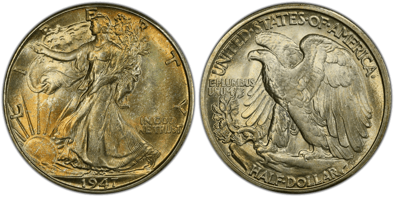 1947 Walking Liberty Half Dollar