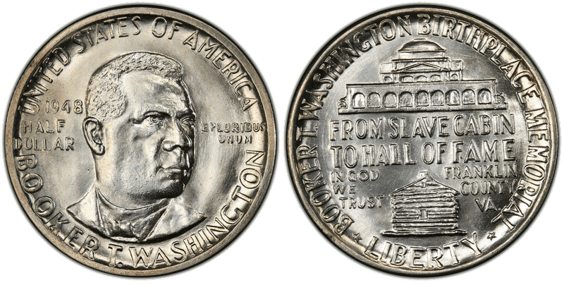 1948 Booker T. Washington Half Dollar