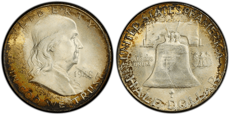 Franklin Half Dollars 1948-1963